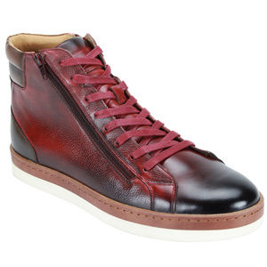 High Top Steven Land Sneakers.  Size 10 - Ruby